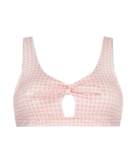 Seychelles bikini crop top, Pink