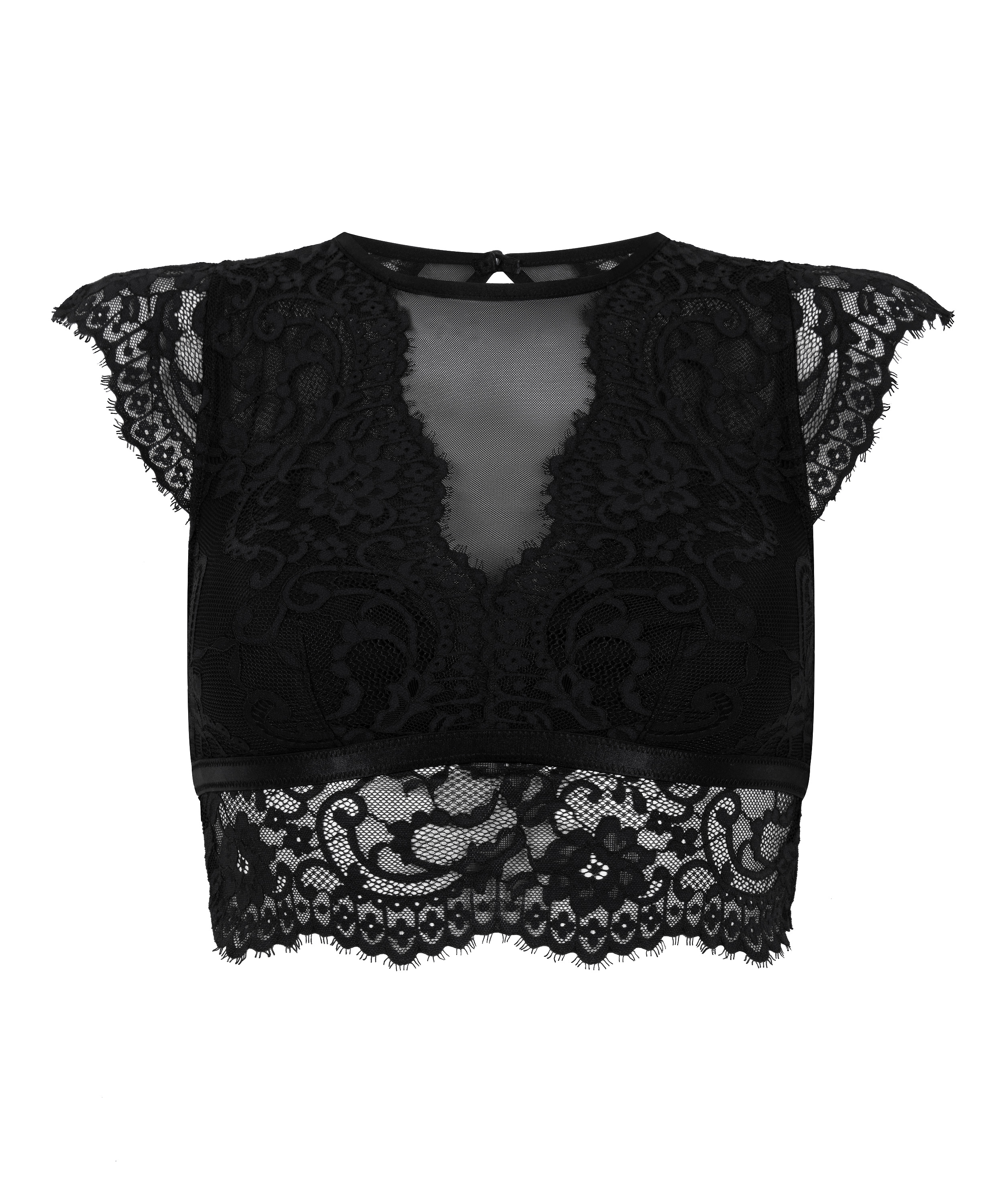 Valora Bralette, Black, main