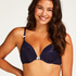 Maya Padded Underwired Push-Up Bra, Blue