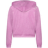 Velour hoodie jacket, Pink