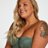 Kriss padded strapless underwired bra I AM Danielle, Green