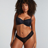 V-shape Mesh Brazilian, Black