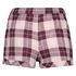 Twill Check shorts, Red
