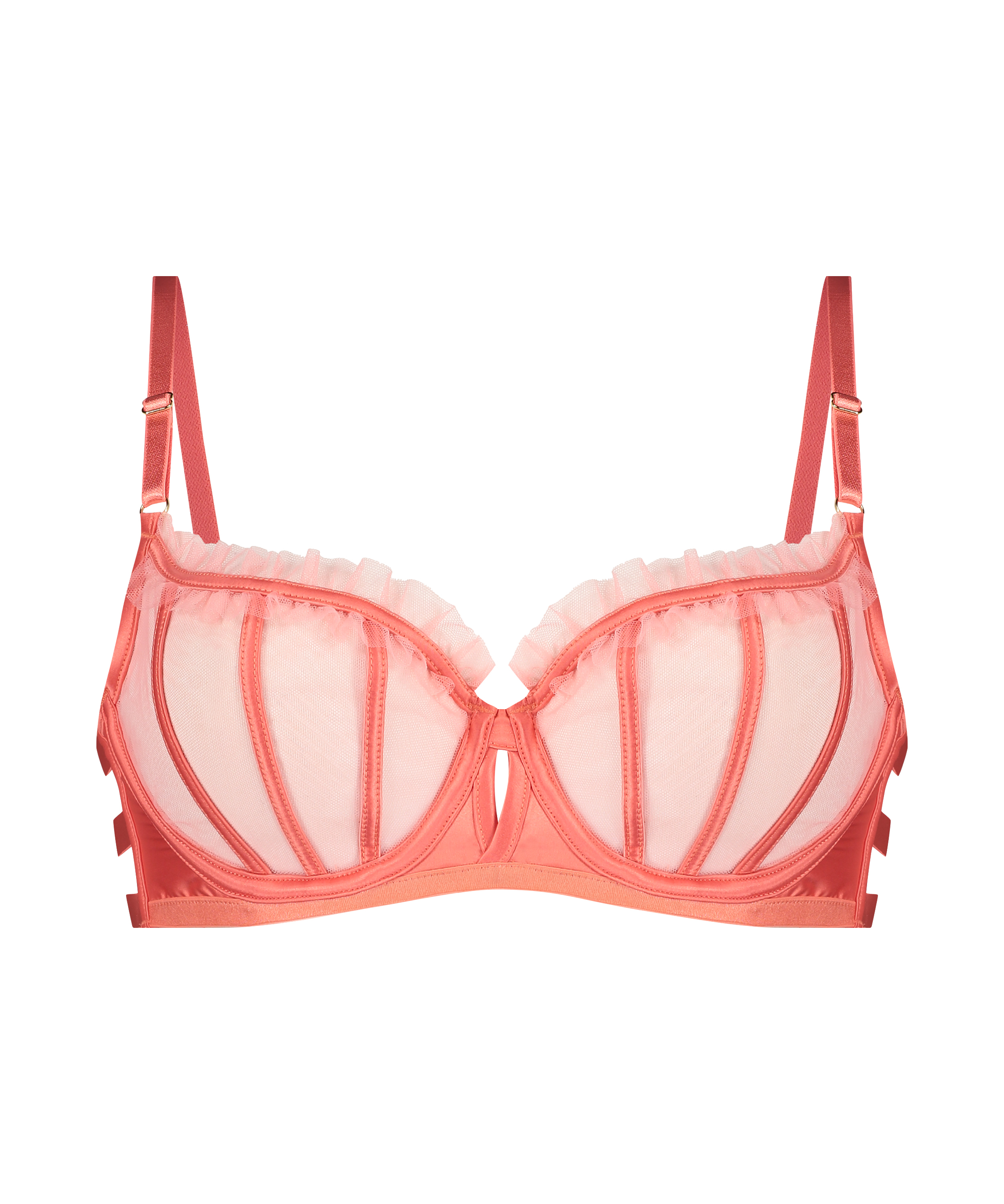 Courtney Non-Padded Underwired Bra, Pink, main