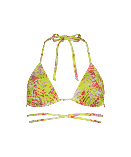 Marrakesh Triangle Bikini Top, Green
