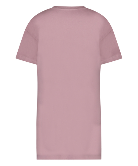 Round Neck Nightshirt, Purple