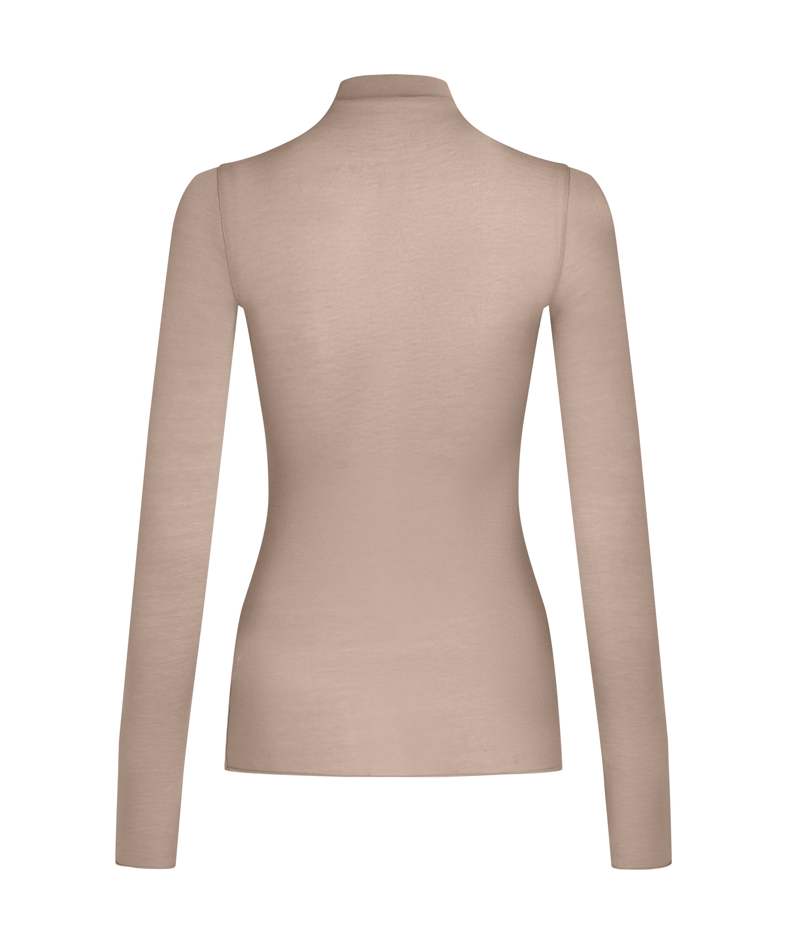 super soft Turtleneck shirt with Cashmere, Brown, main
