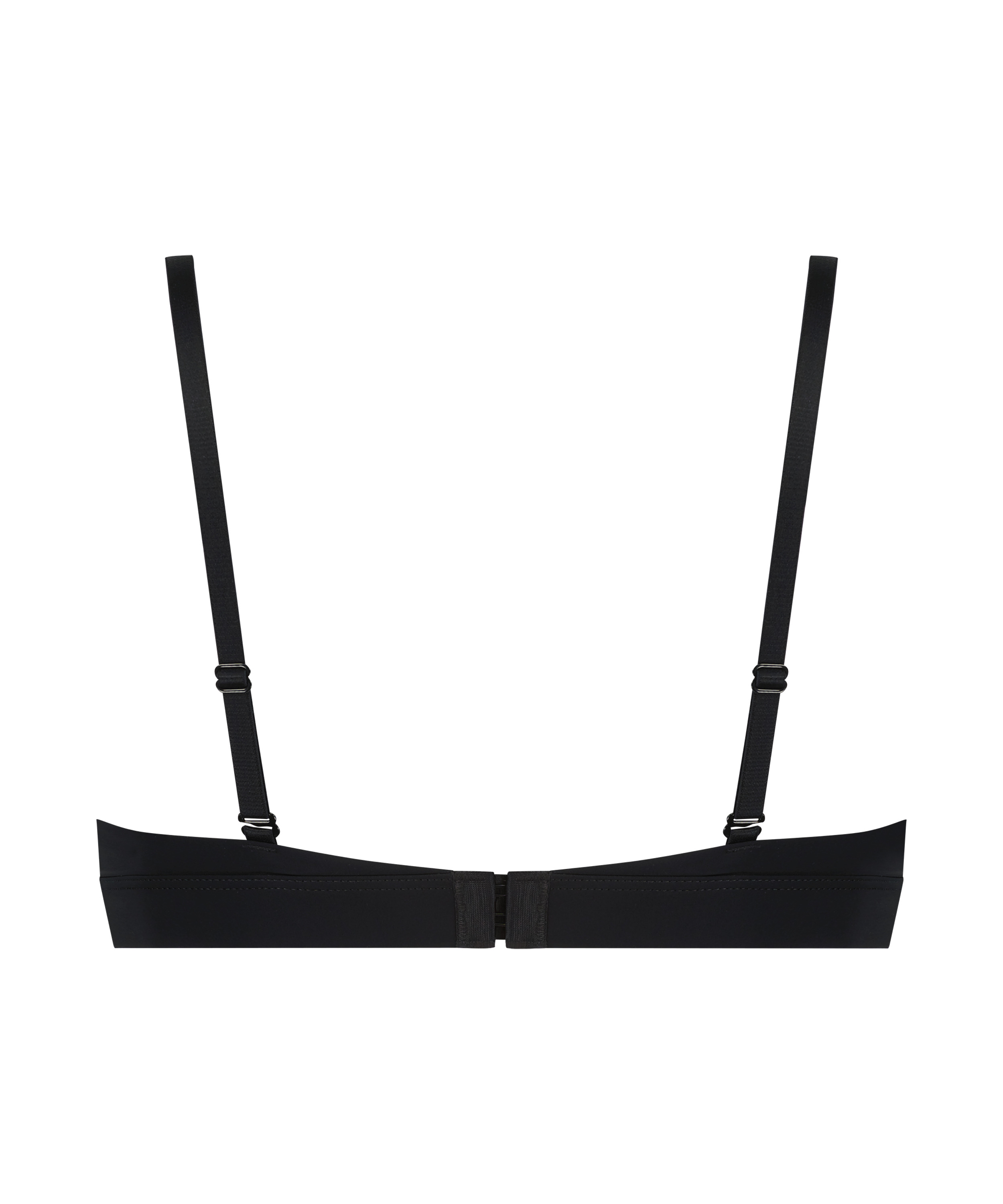 Padded Non-Wired Bra, Black, main