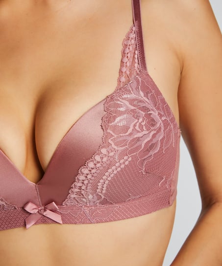 Lycke Padded Non-Wired Bra, Pink