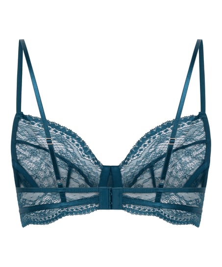 Isabelle Non-Padded Underwired Bra, Blue