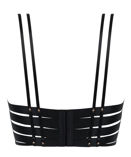 Athena Non-Padded Underwired Longline Bra, Black