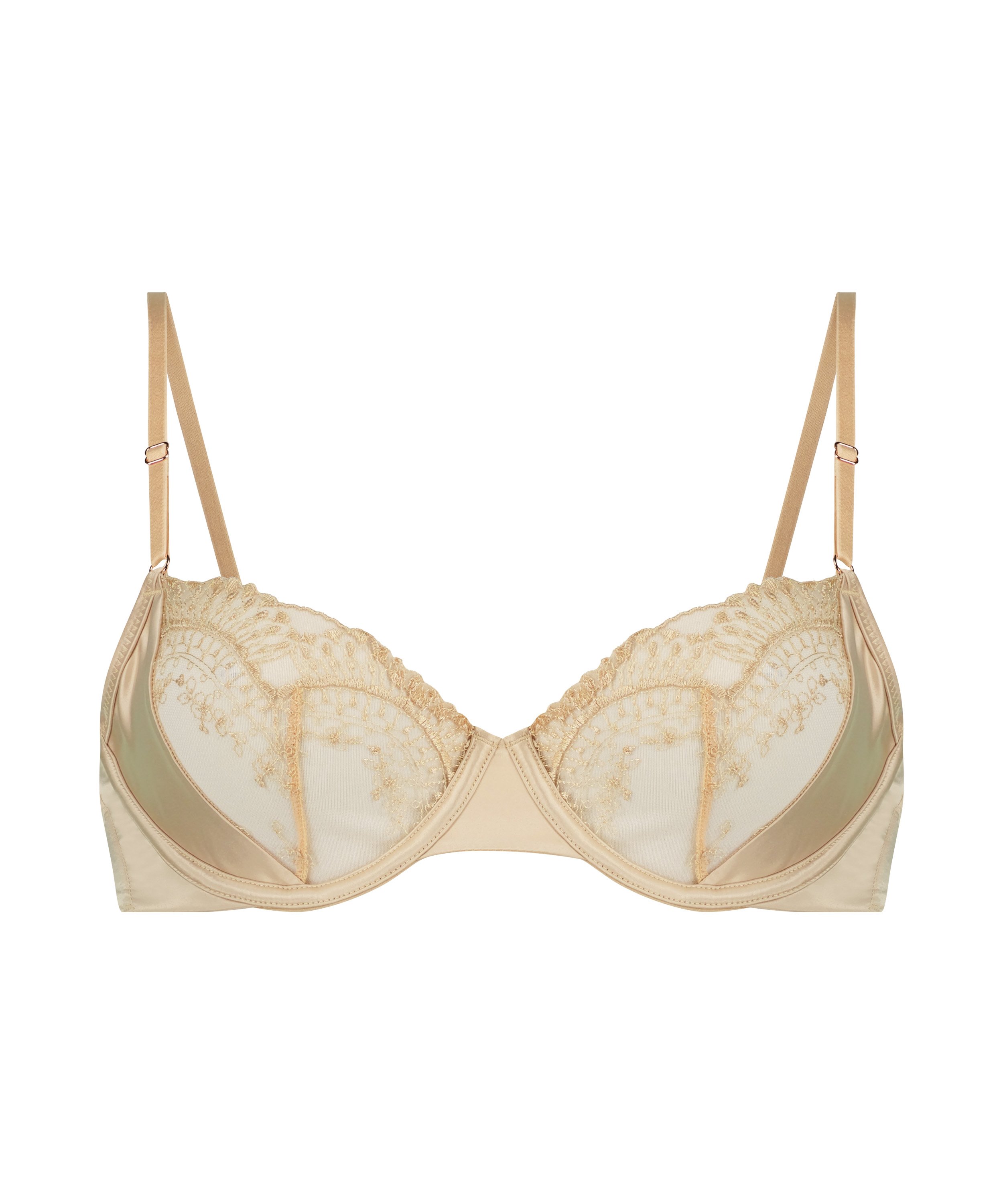 Stella Non-Padded Underwired Bra, Yellow, main