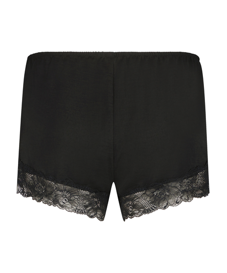 Satin Shorts, Black