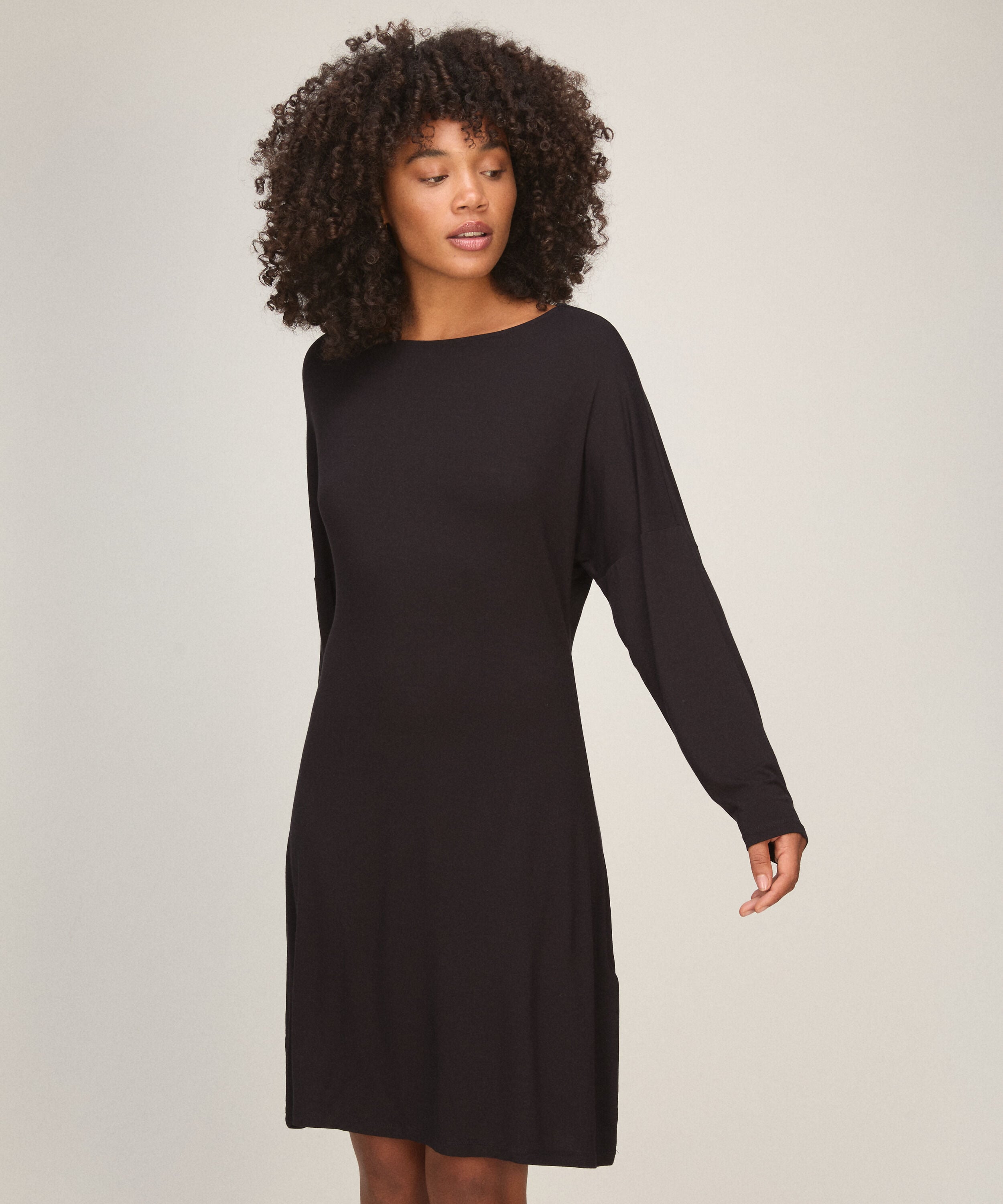 Nightshirt Jersey Essential, Black