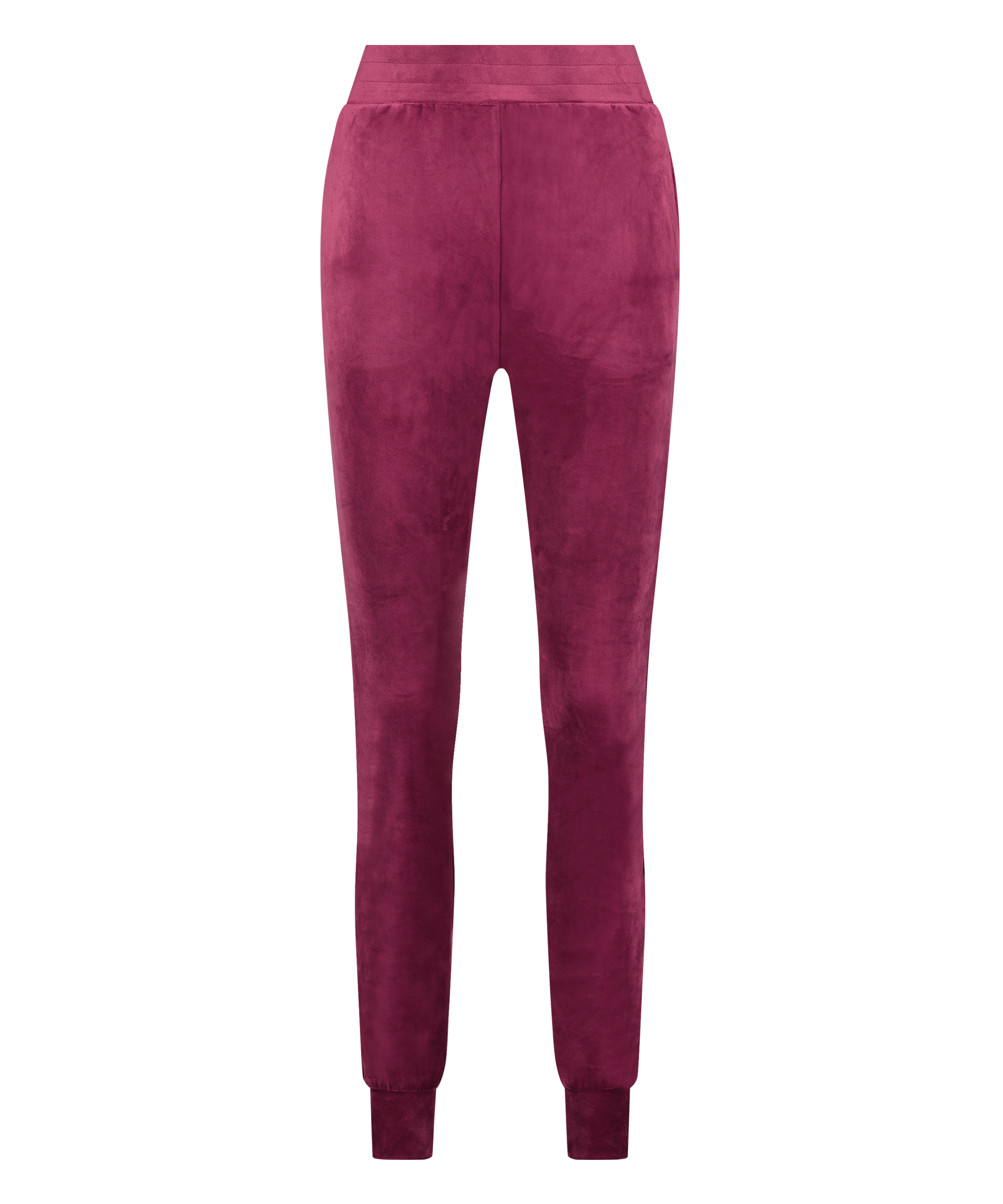 Velours Jogging Pants, Purple, main
