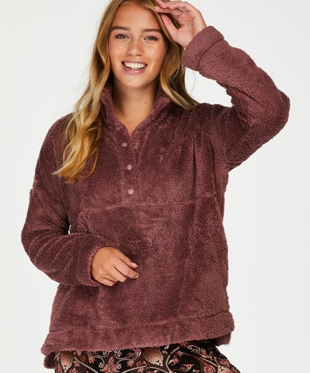 Fleece Snuggle Top, Purple