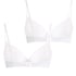 2-Pack Padded Underwired Bra, White