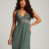 Nora Lace Slip Dress, Green