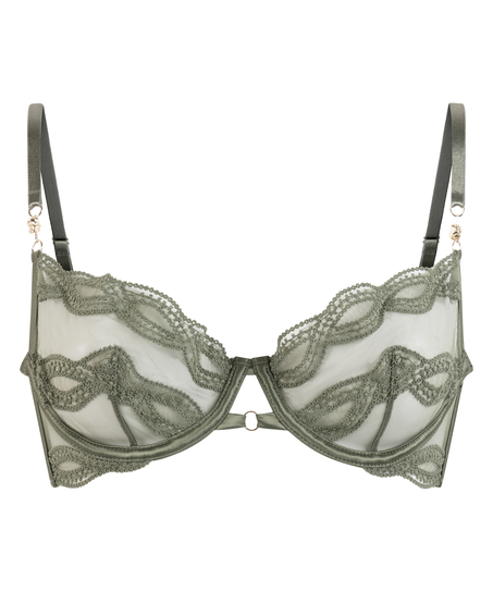 Shae Non-Padded Underwired Bra, Green