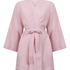 Muslin Robe Short, Pink