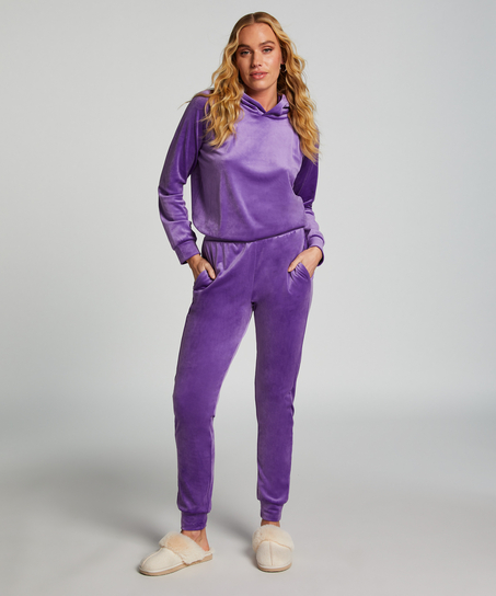 Velours top, Purple