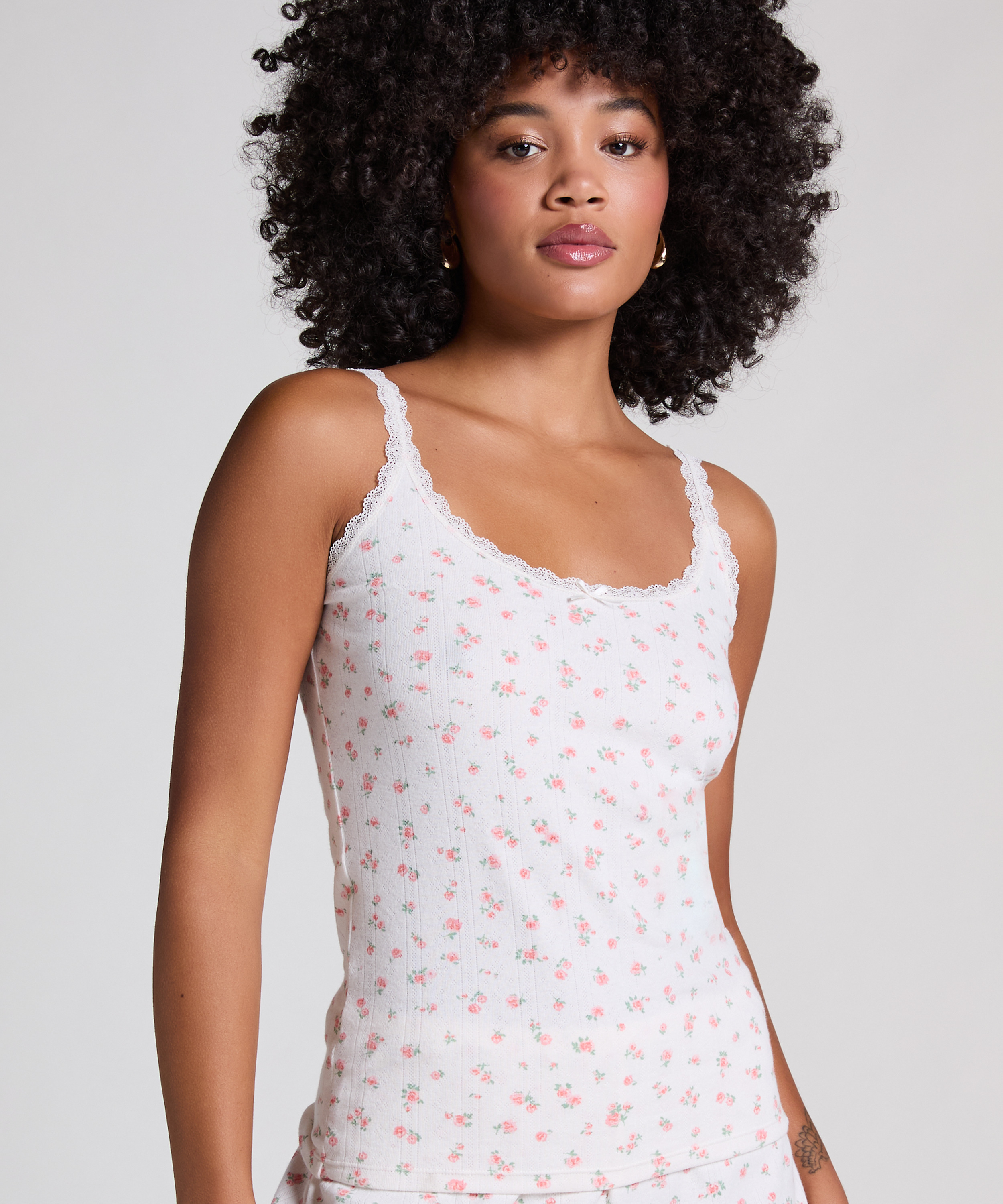 Pyjamaset Rib, Pink, main