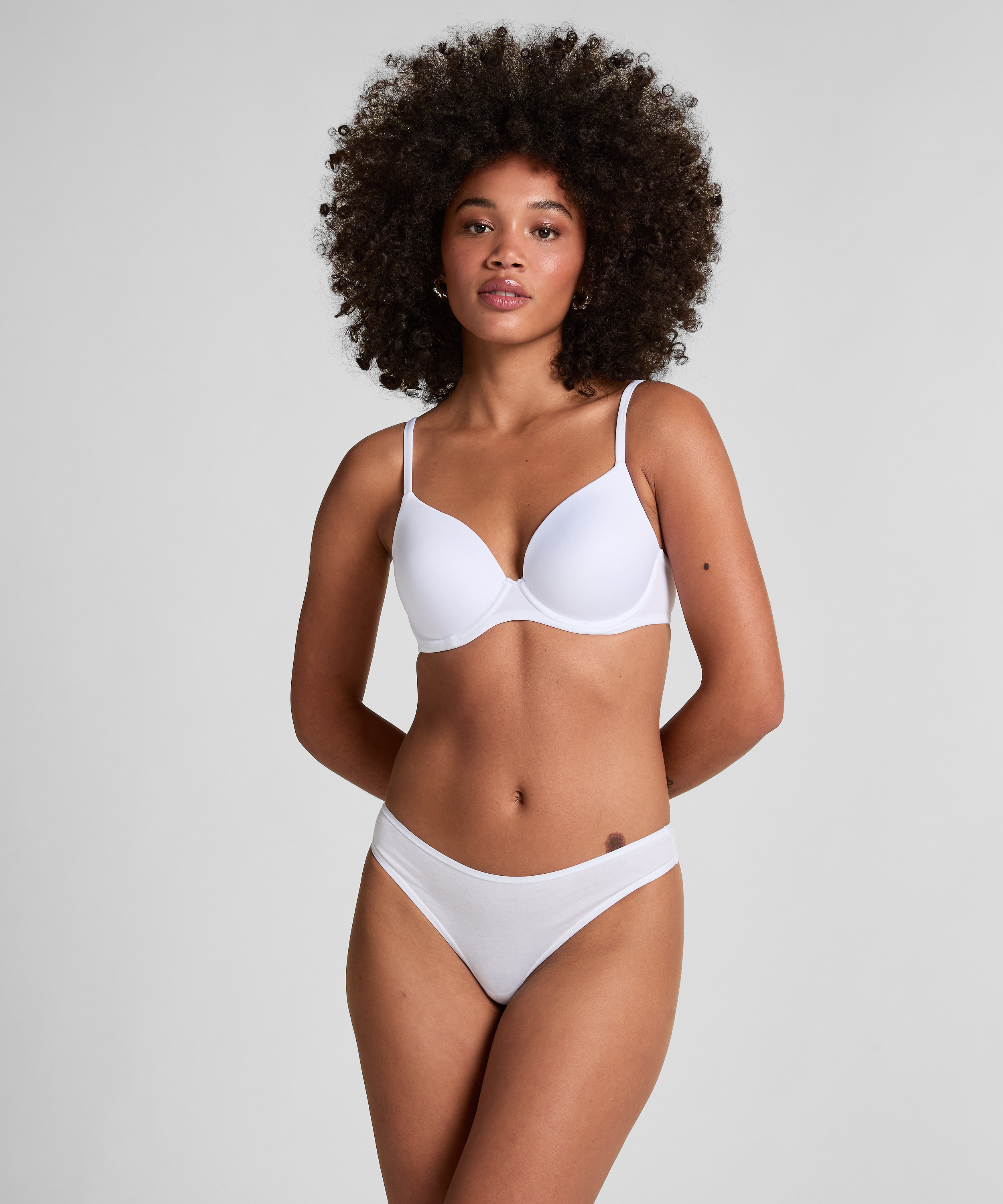 Super Soft Padded Underwired Bra, White, main