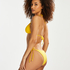 Napa Brazilian tanga bikini bottoms, Yellow
