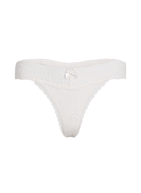 Madison Thong, White