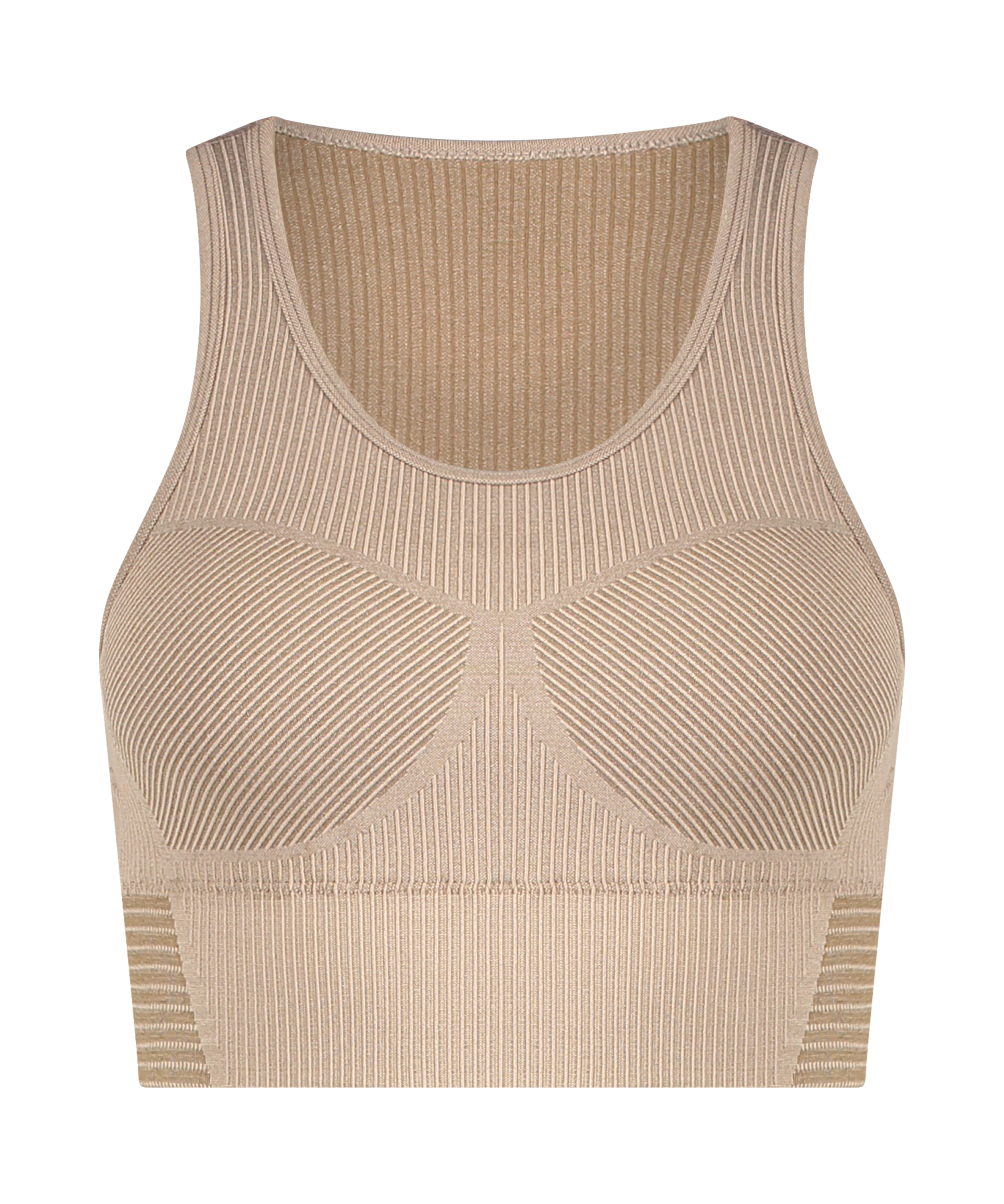 HKMX Seamless Sports Bra, Grey, main