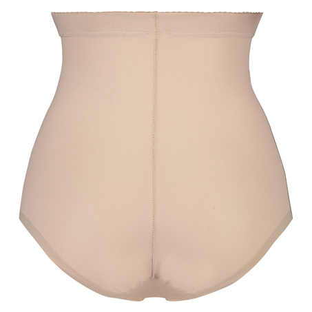 Sculpting scallop high waisted brief - Level 3, Beige