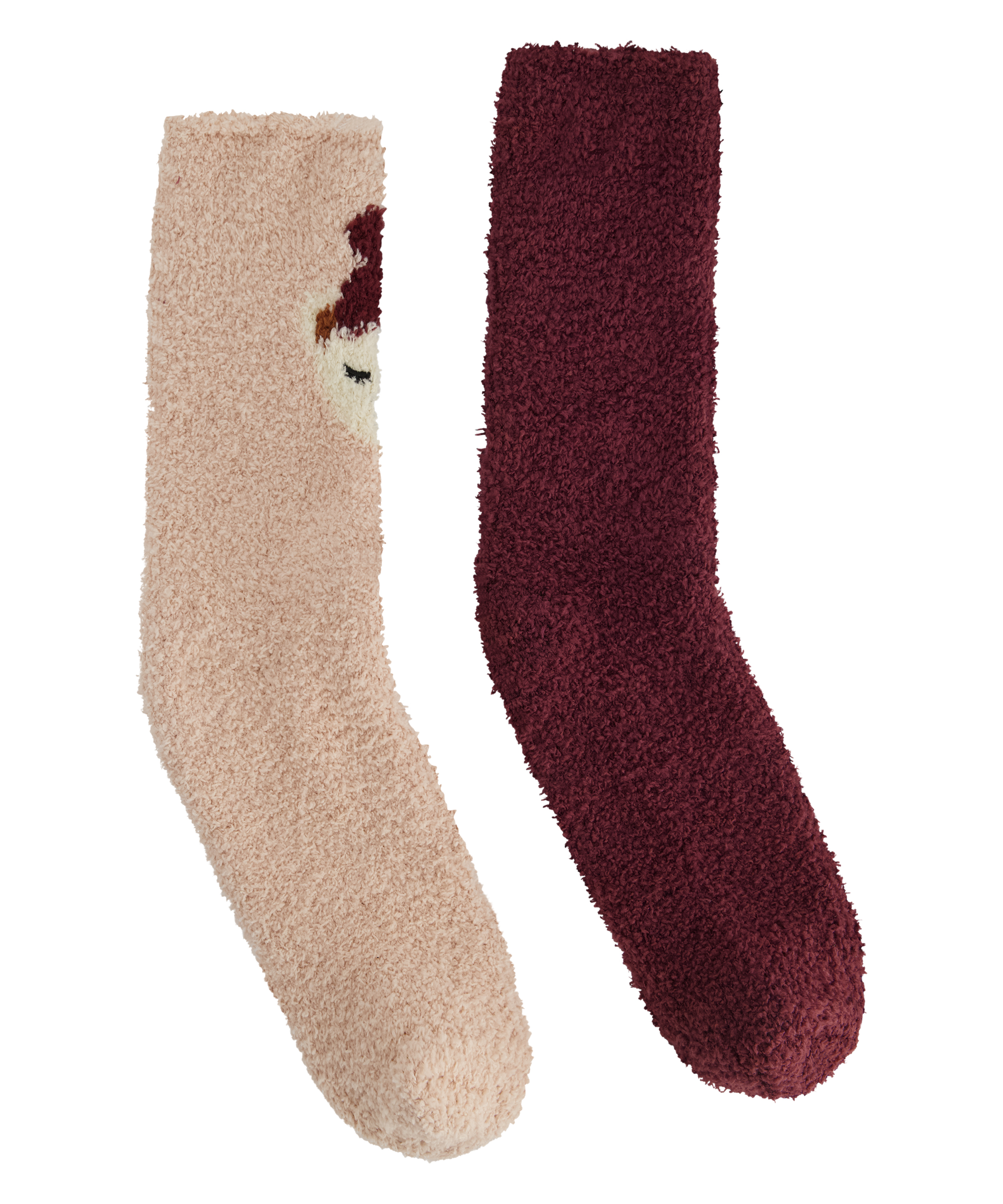 2-Pack Cosy Socks, Pink, main