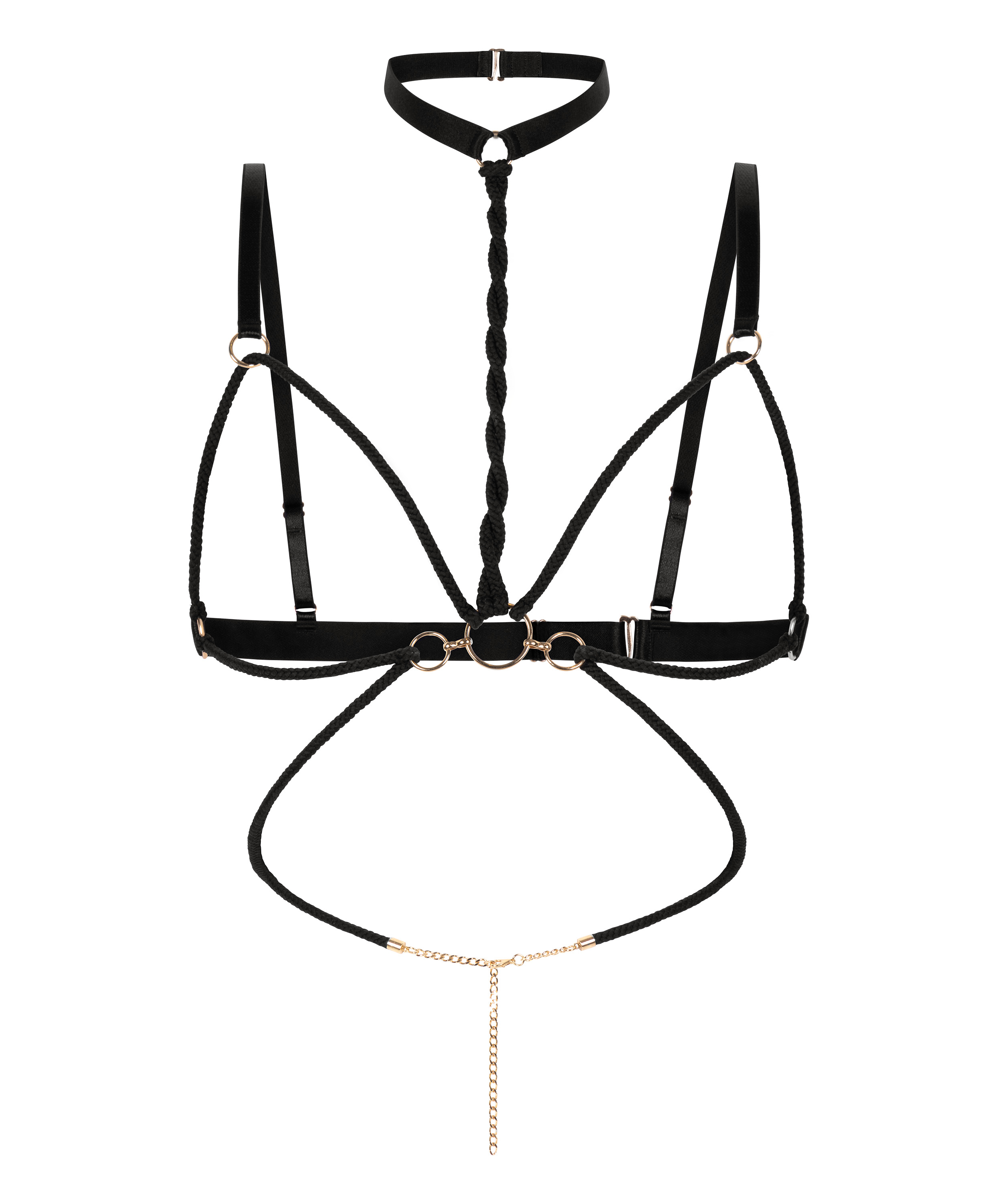 Rope Harness, Black, main