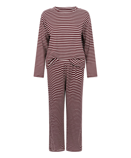 Pyjamaset Cotton Jersey, Purple