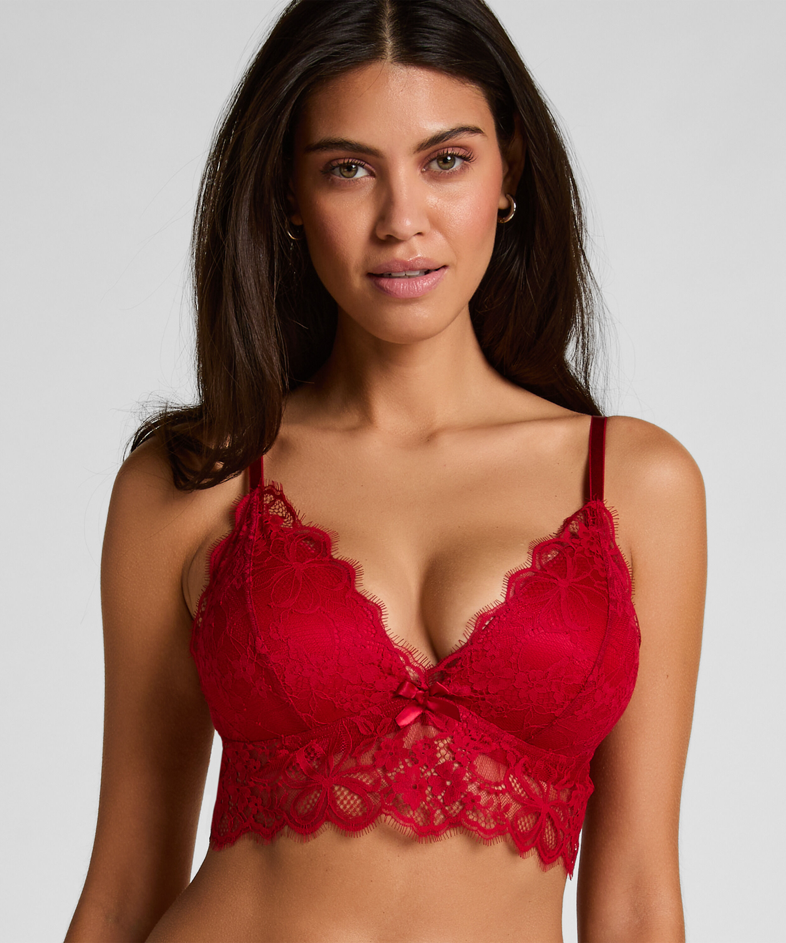 Marianna Triangle Bralette, Red Marianna Triangle Bralette, Red