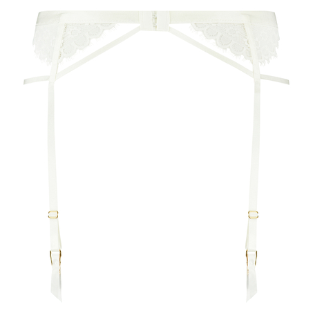 Private Jacky Suspenders, White