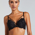 Char Padded Underwired Maximizer Bra, Black