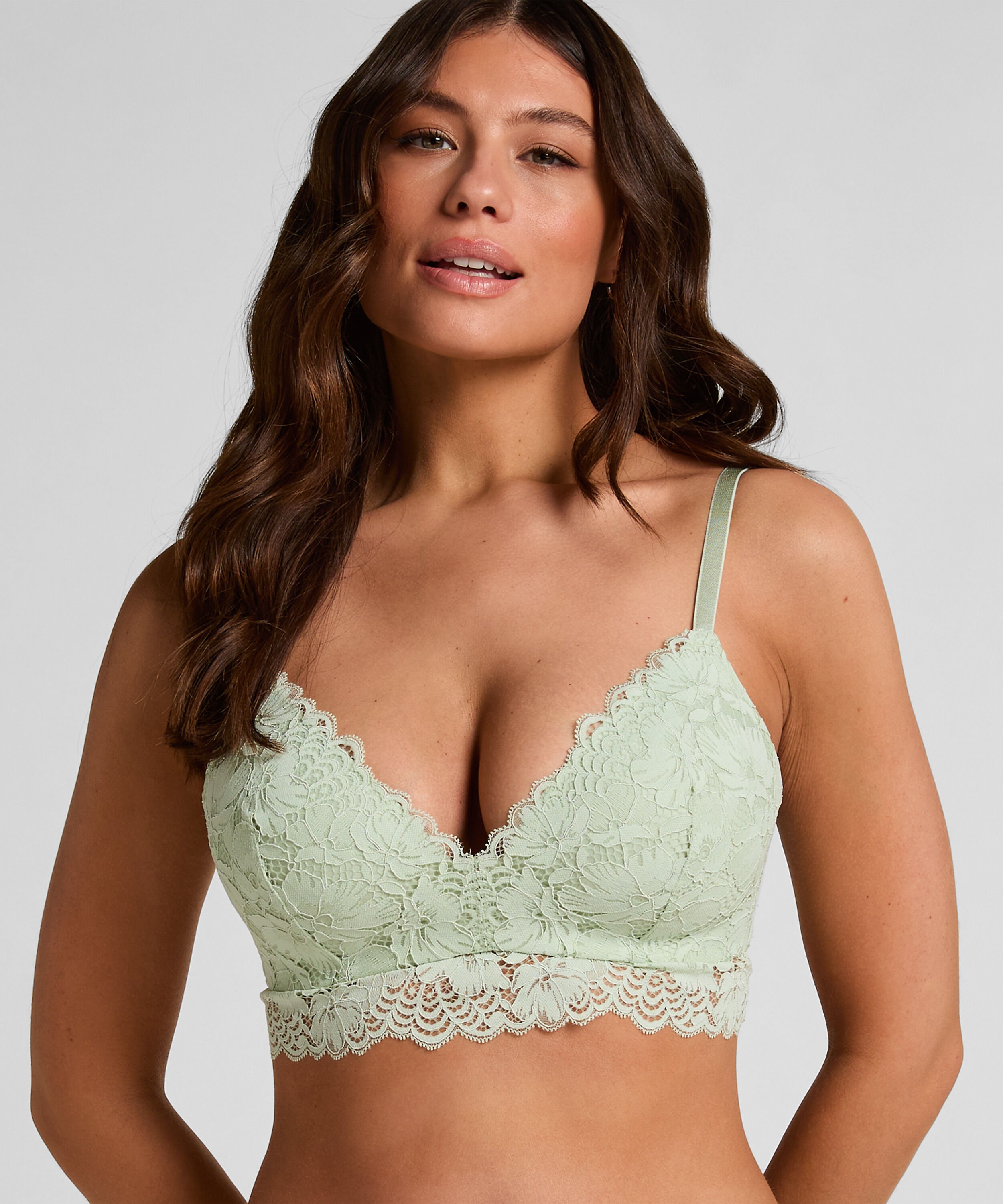 Andrea Padded Non-Wired Bra, Green Andrea Padded Non-Wired Bra, Green