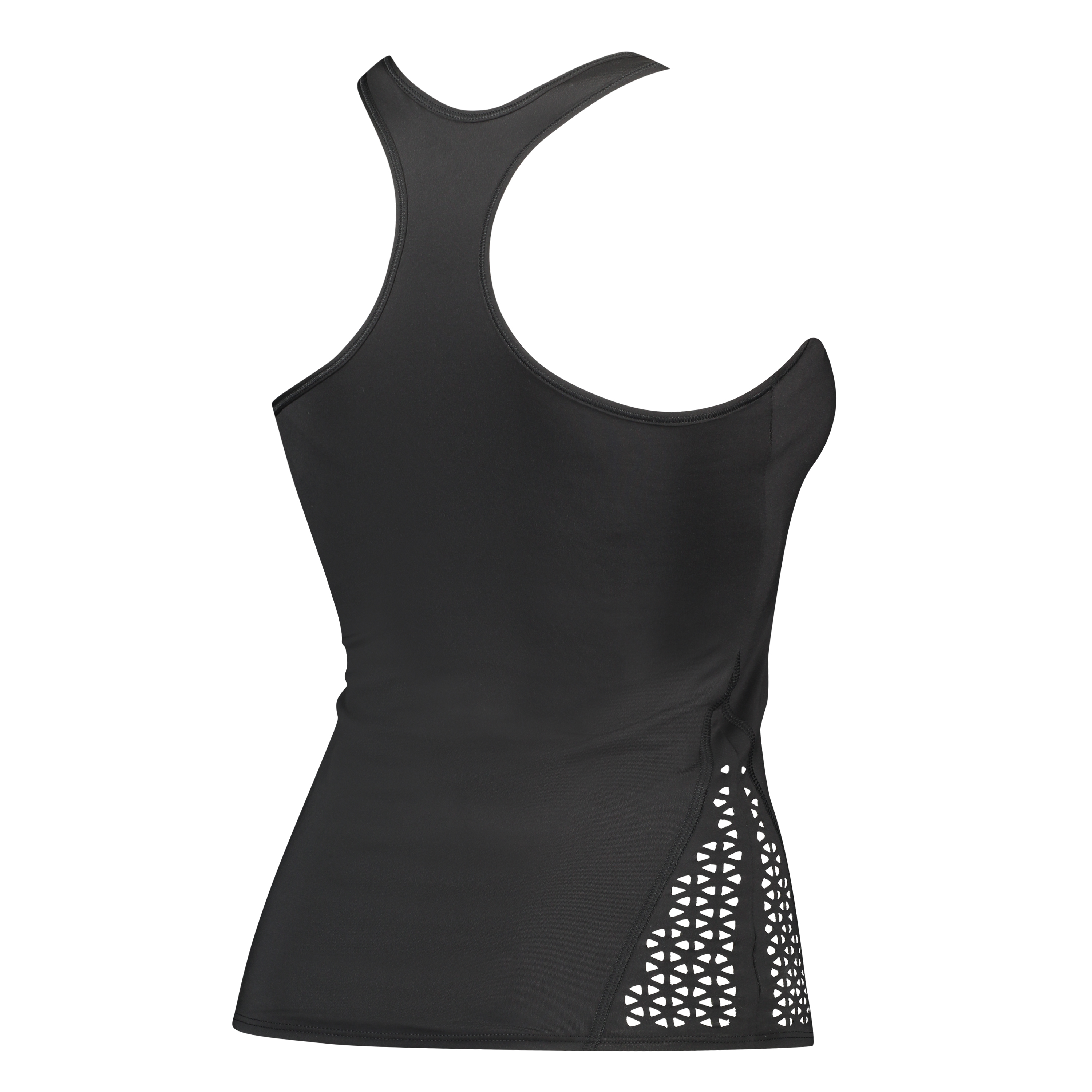 HKMX Lasercut Tank Top, Black, main