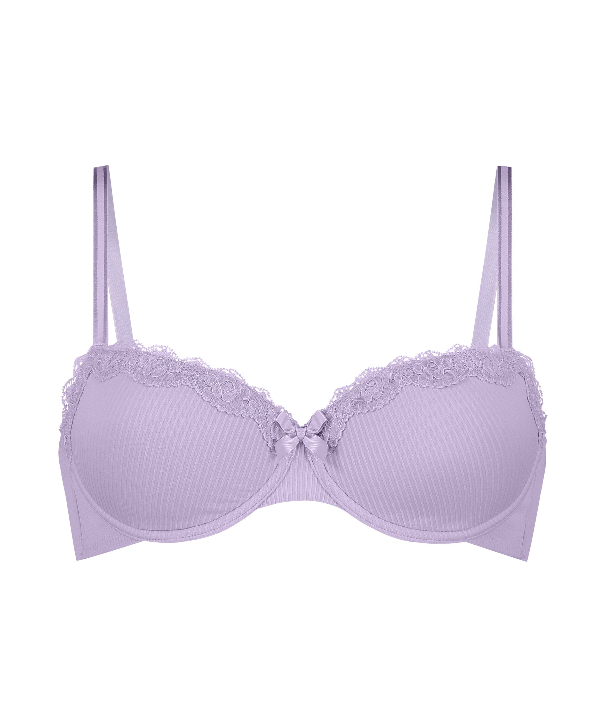 Lola Padded Underwired Bra, Purple
