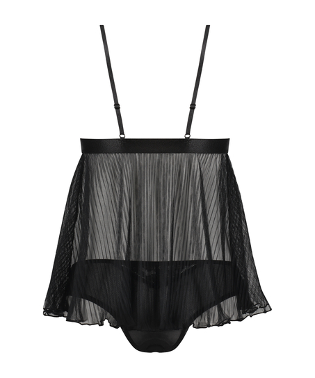 Evangelina cami set, Black