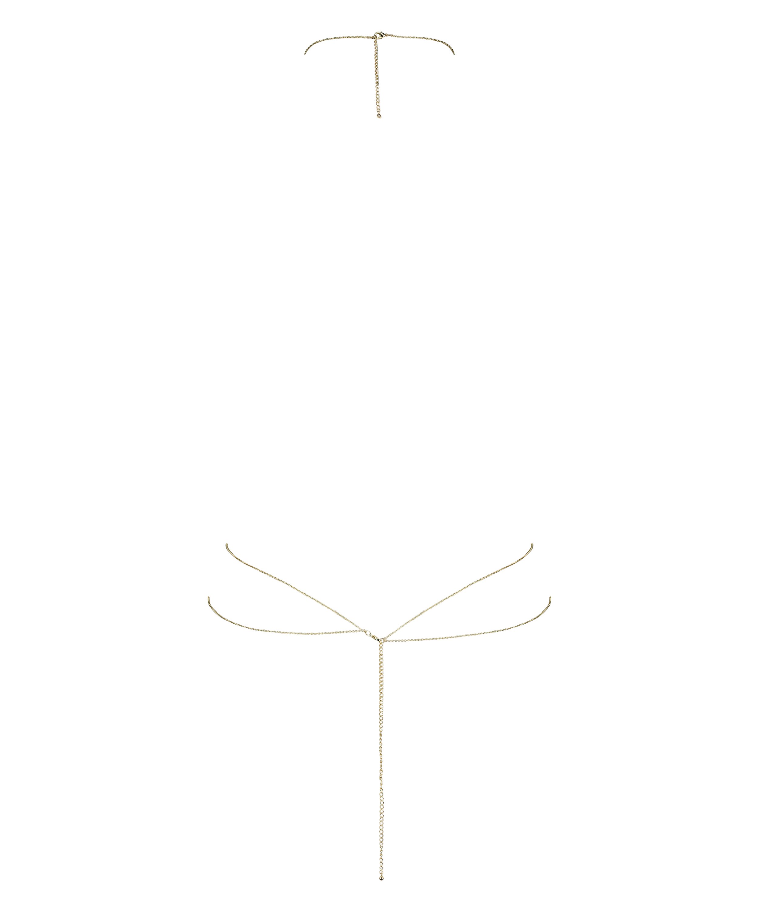 Harness body chain, Yellow, main