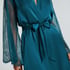 Satin Kimono, Blue