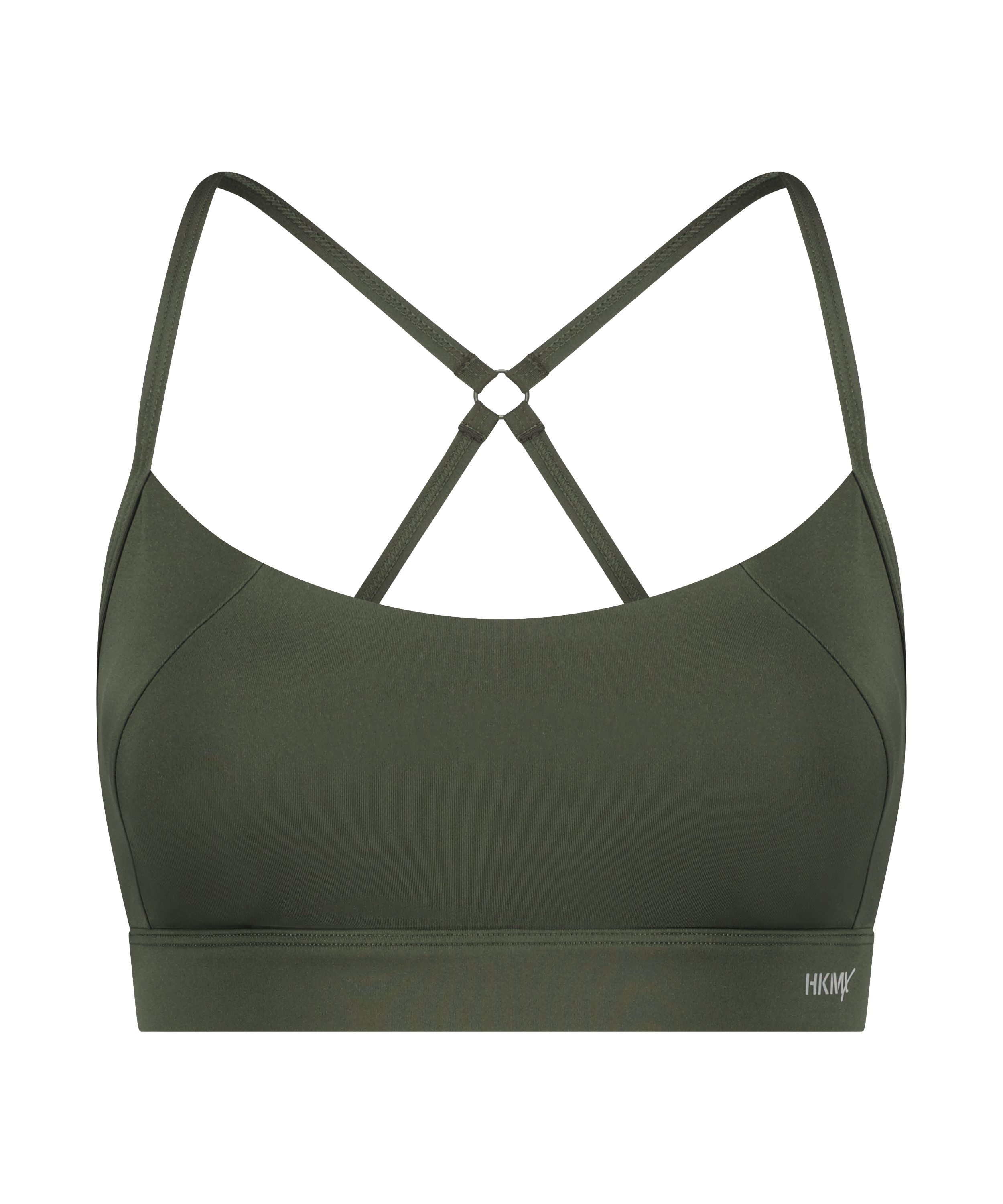HKMX The Nadi sports bra level 1, Green, main