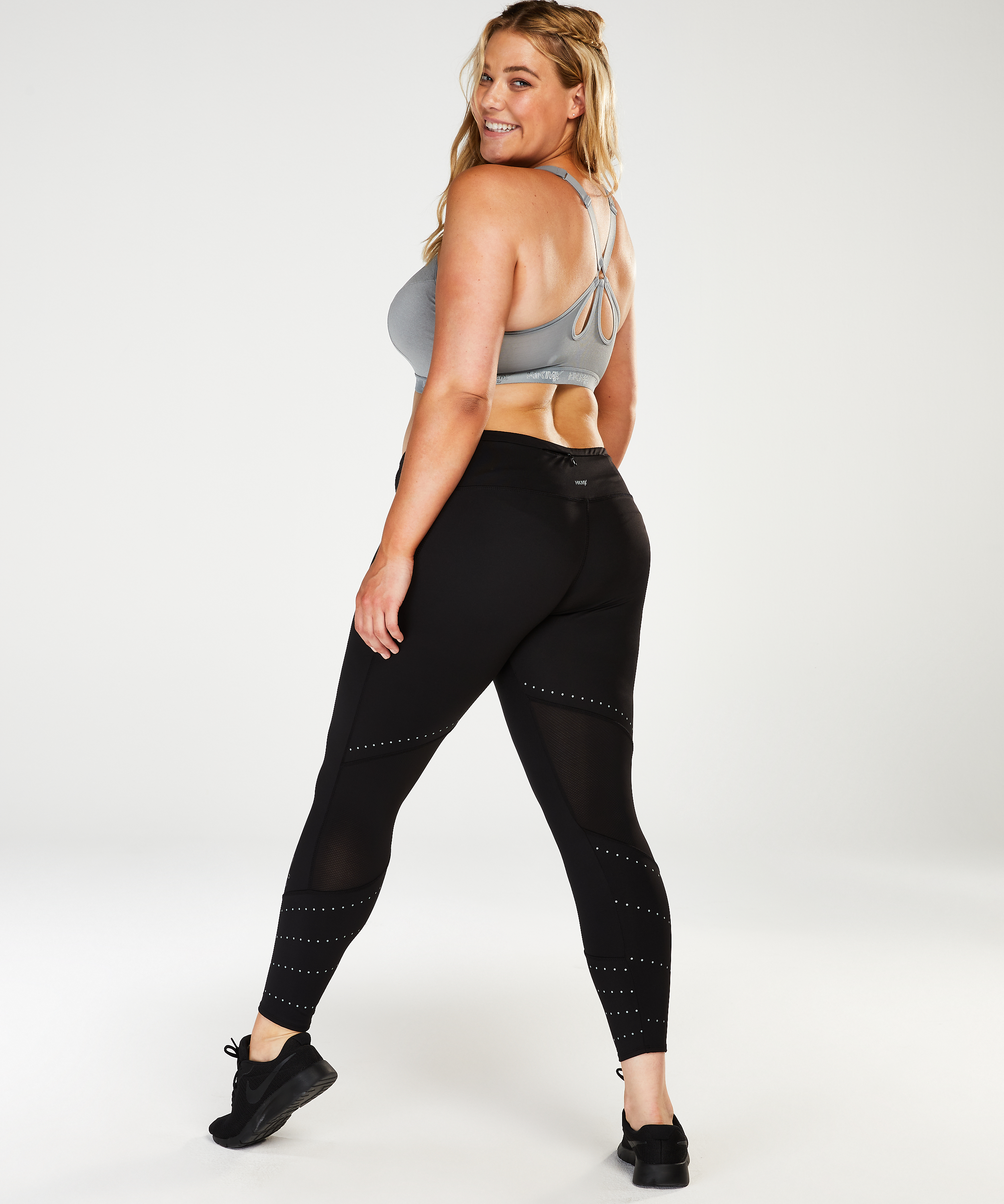 HKMX Sports bra The Pro Level 3, Grey, main