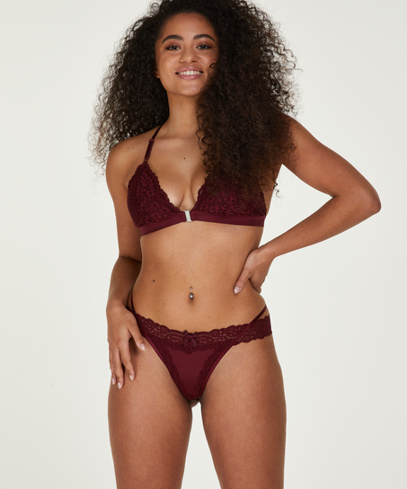 Willow Low RiseThong, Red