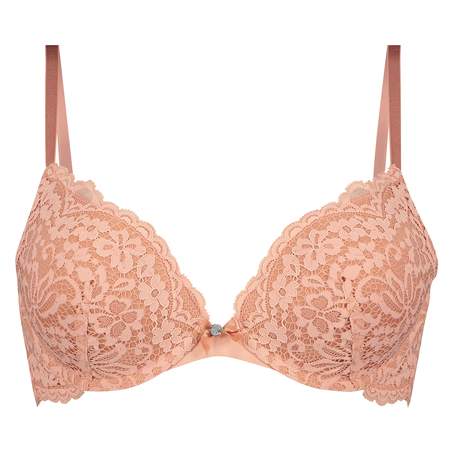 Marina Padded Underwired Push-Up Bra, Pink