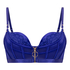 Sable Padded Underwired Push-up Bra, Blue