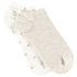 2 Pairs Lurex Socks, White