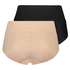 2-Pack Smoothing shaping brief - Level 1, Beige